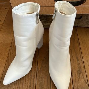 White Ankle Boots
